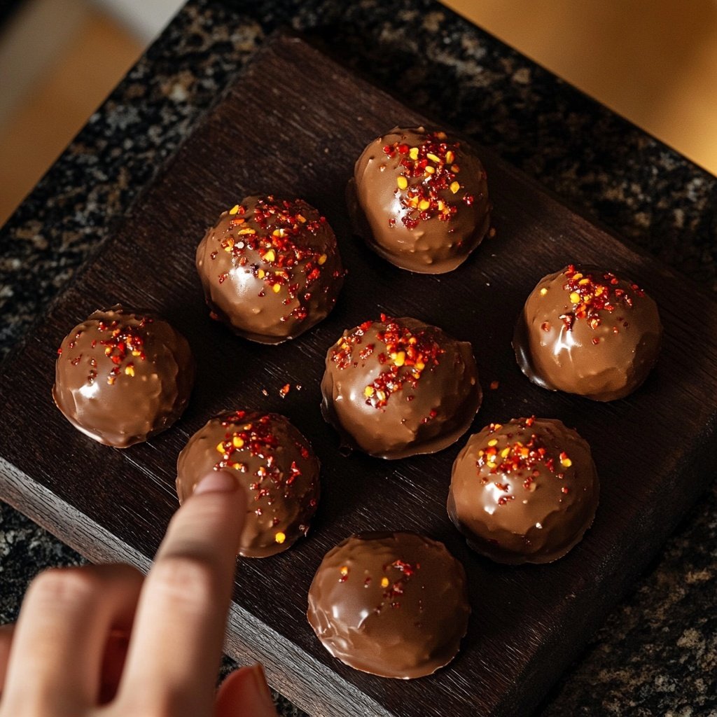 Chocolate Chili Truffles