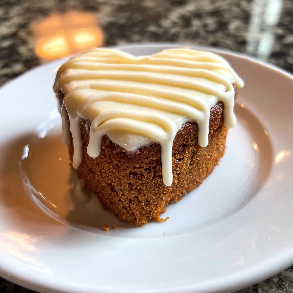 Mini Heart Cake with Vanilla Buttercream