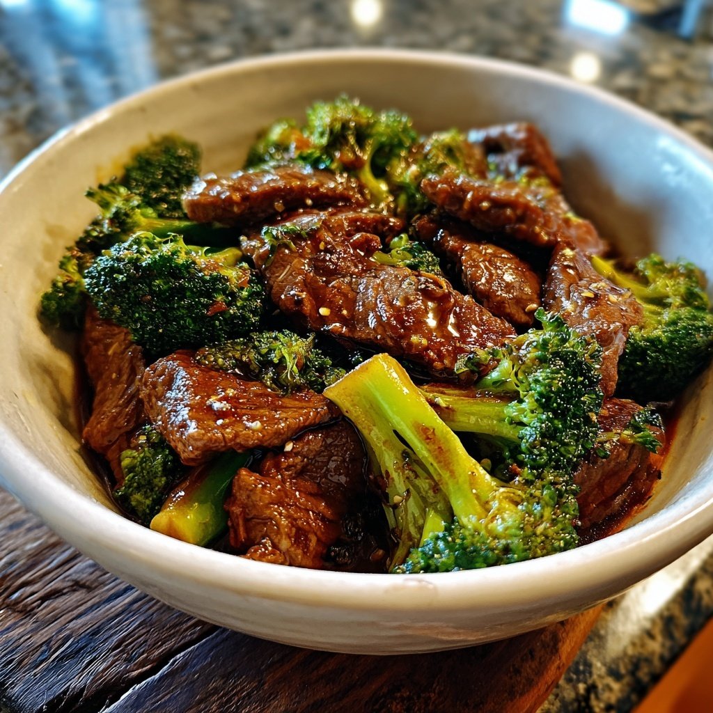 High Protein Beef And Broccoli Bowl