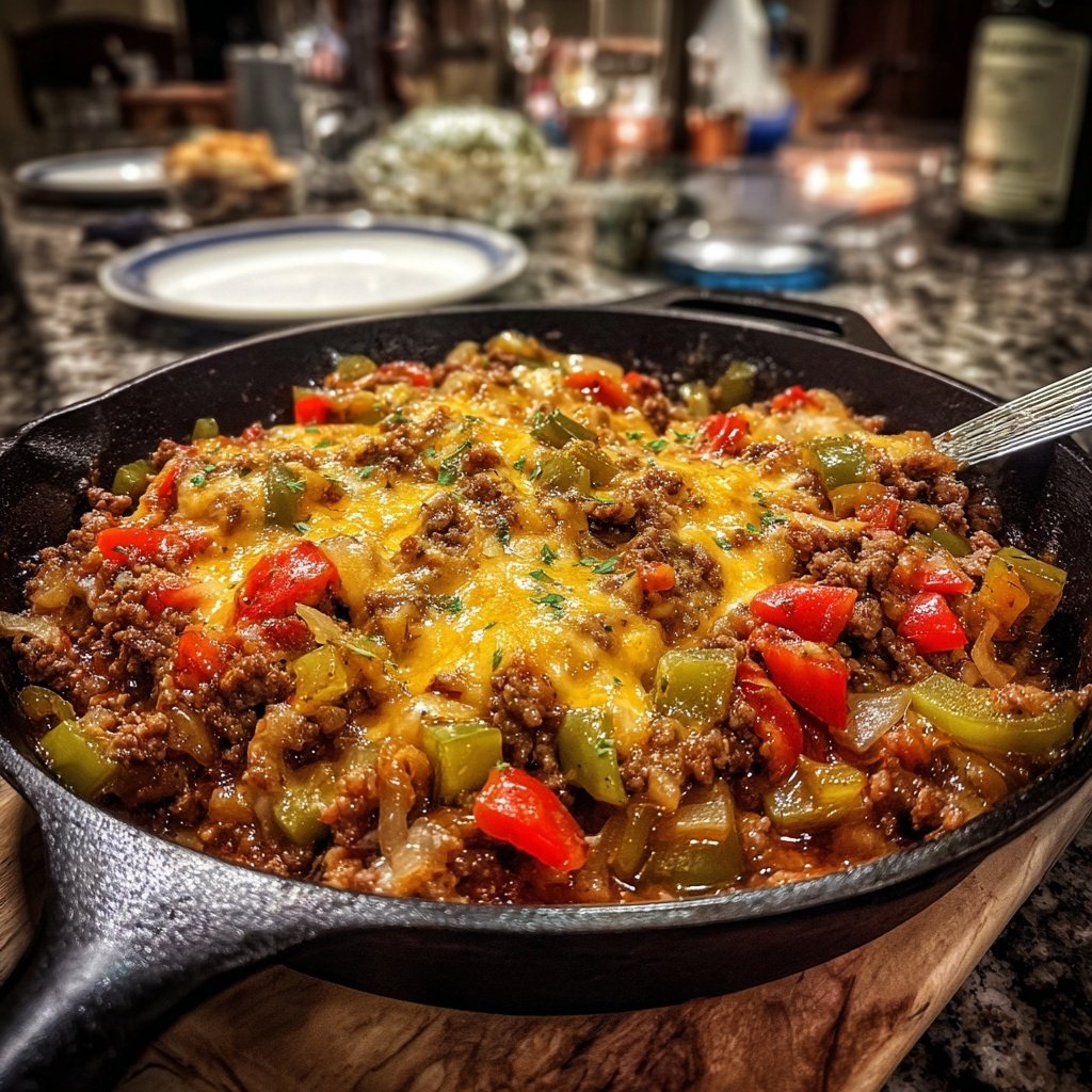 Classic Hamburger Meat Skillet Dinner