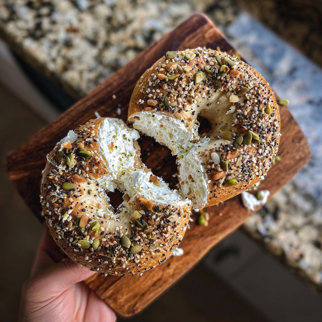 High Protein Bagels Meal Prep