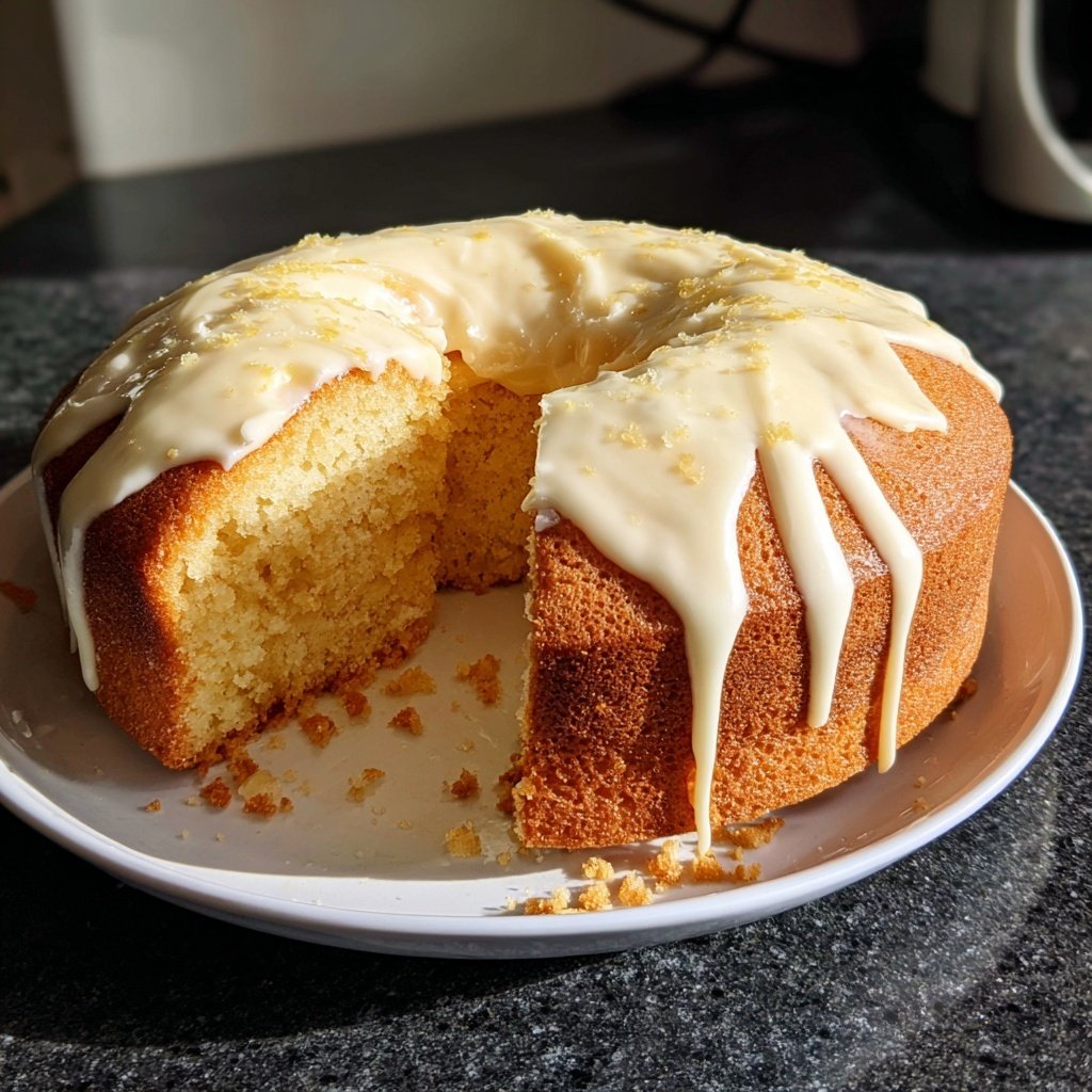 Easy One Bowl Vanilla Cake