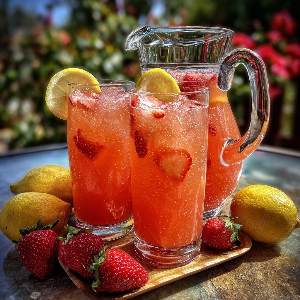 Strawberry Lemonade Spring Refresher