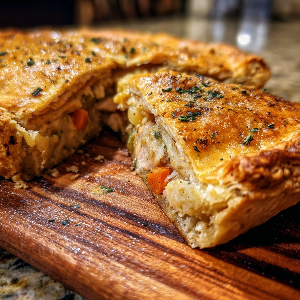 Chicken Pot Pie With Flaky Crust