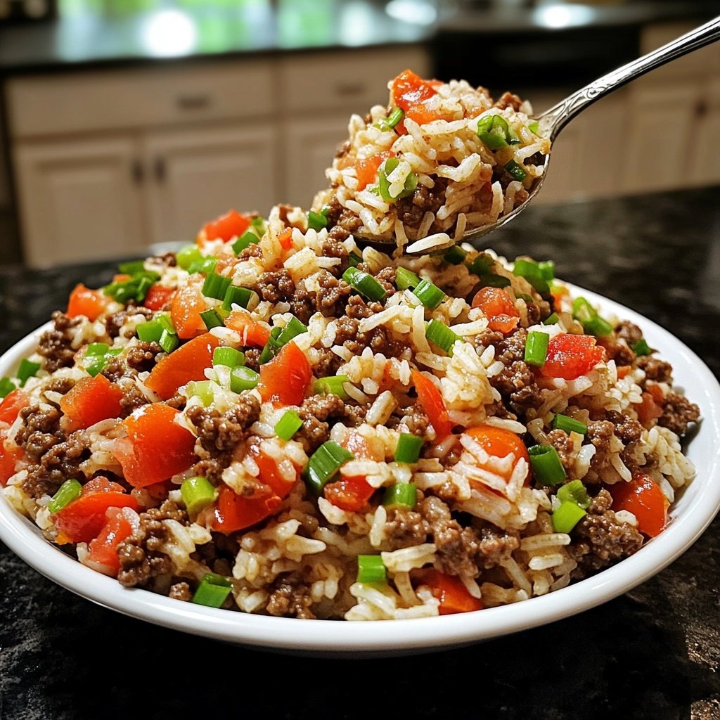 Ground Beef Rice Bowls