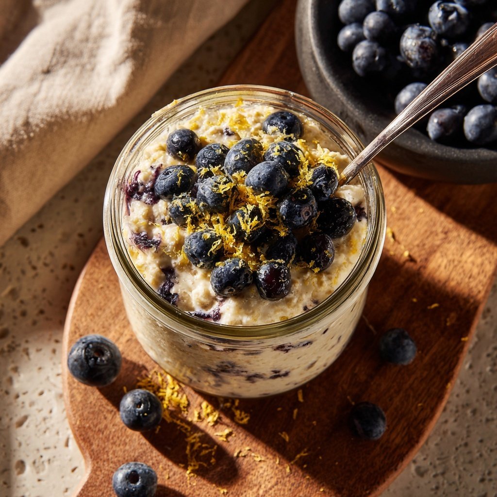 Blueberry Lemon Overnight Oats
