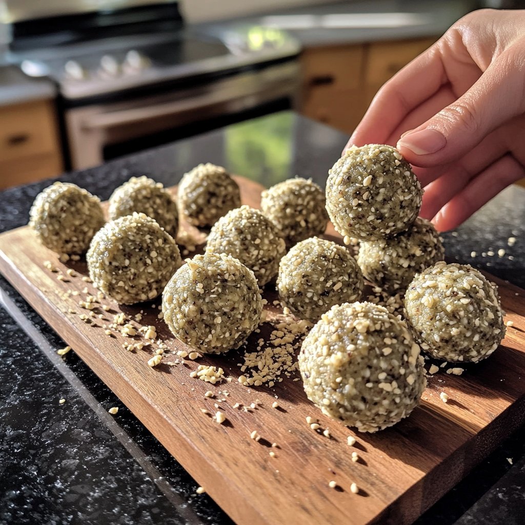 Protein Balls with Hemp Seeds