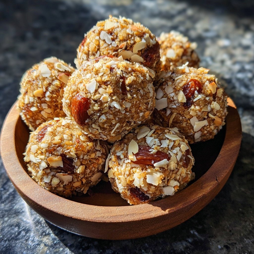 Healthy Almond Date Snack Bites